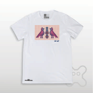 AVES POP ART HOMBRE