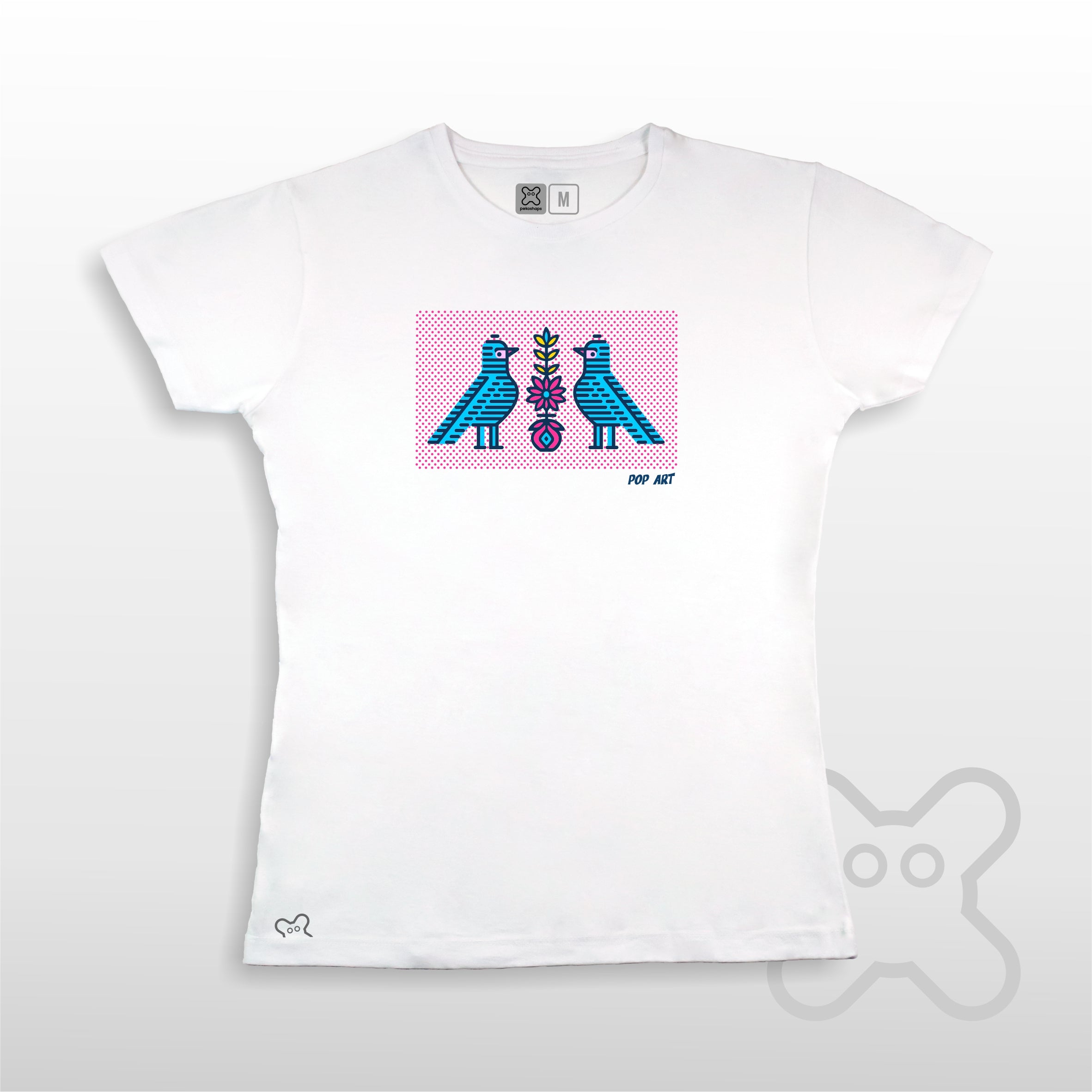 AVES POP ART MUJER